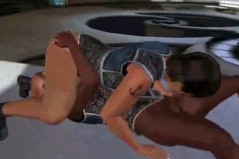 3D man hammered by a sthis guymale