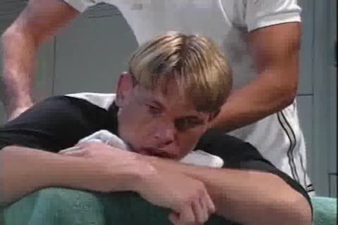 lovely Baseball Player Fisting