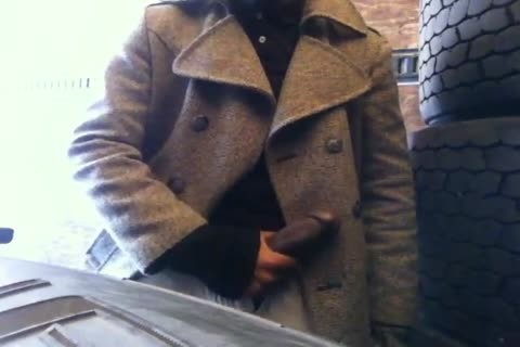 another Vid shot At The Tire Yard Last Winter. This Time, Inside The Back Of The Truck. I'm Wearing My Longjohns And Briefs And There's Some Serious B