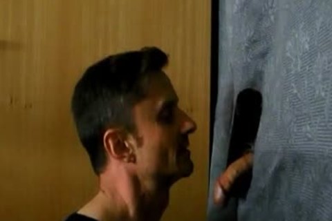 A Jerk-off On My Shirt through My Gloryhole