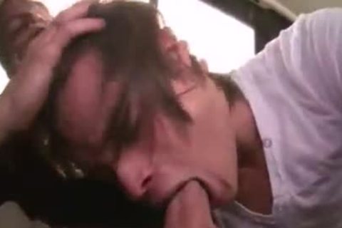 chap With lengthy Hair Sucks penis And gets nailed