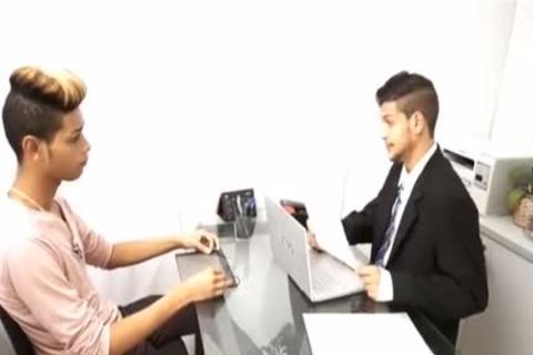 Hunk gets A big cock From Boss