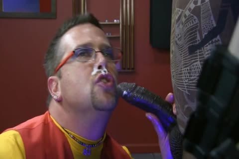 ROB BROWN: sucking large black BONER