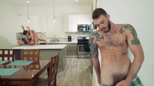 Str8ToGay: Inked Jay Austin ass fuck masturbating