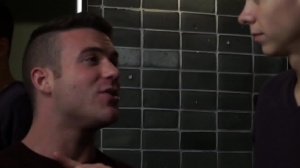 DrillMyHole.com: Muscled Andrew Stark rimming swallow