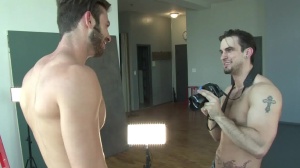 Str8ToGay: Hunk Phenix Saint accompanied by Jarek anal fucks