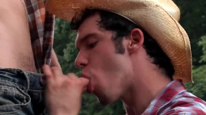 DrillMyHole: Robbie Rivers & West throat fuck outdoors