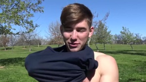 Str8 Chaser: Trimmed Paul Wagner throat fucking masturbating