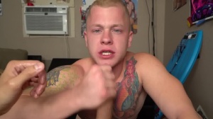 DickDorm - Inked Rico Mendiola anal fucked masturbating