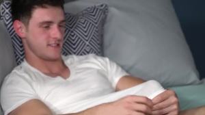 Sean Cody: Solo Ramsey touching uncut cock