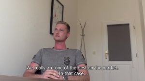 DirtyScout.com - Receiving facial cum loads indoor