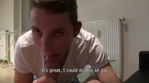 CzechHunter.com - Bareback Czech guy handjob in a shop