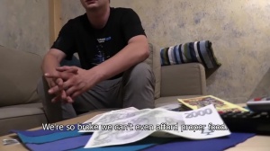 Debt Dandy: Young gay bareback throat fuck porn