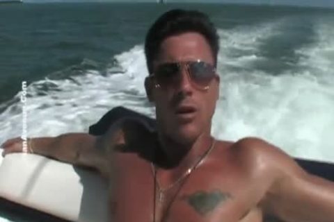 Javier undressed On A Boat