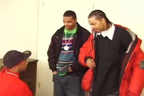 Three lustful Gentlemen have a joy A Steamy Threeway