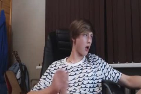 sleazy Blond teen long web camera Show 002