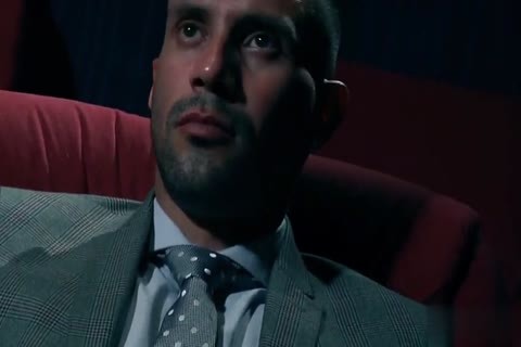 gay Cums On guys Face through Gloryhole