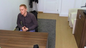 Dirty Scout: Too cute amateur handjob after interview