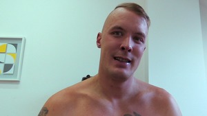 DirtyScout - Shaved Dude demonstrates big dick