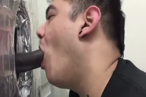 Hung Uncut black man Cums At The Gloryhole