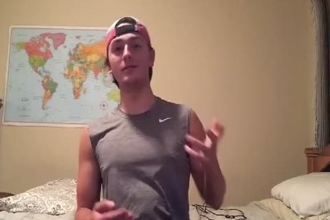 straight teen Masyn Thorne Inside During Quarantine Strokes His penis For Members