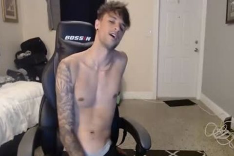 males Touching And Caressing Each Other Live