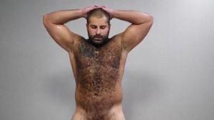 Samuel's much loved - hairy GOD's disrobe-hole TWITCHING-HJ-cum