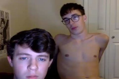 Two men Showing Their dicks In Live