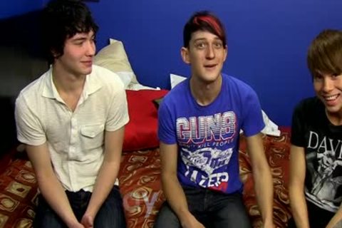 naked three-some Andy, Josh And Kyler