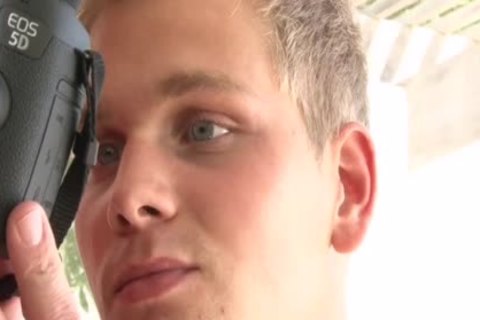 gigantic Blond ramrod boy And appealing Body Masturbating (2)