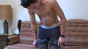 DaddySexFiles.com - Tattooed Jamison masturbation