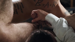 Men.com: Muscled Ago Viara jizzed sex tape