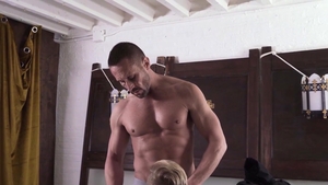 YesFather: Myles Landon in her lingerie sucking huge balls