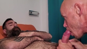 2 wild Dads, 1 Super hirsute, 1 Super Smooth! BB??