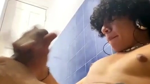 hairy Hair Latino teen With Tattoos Jerks Off His enormous darksome 10-Pounder