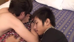 GayAsianNetwork - Juicy twink surprise group sex at the beach