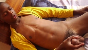 80 Gays: Stiff african John nailed by black cock guy