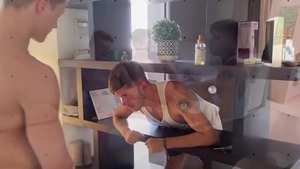 Two nasty studs Using lewd hoe