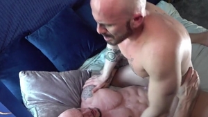 two Bald Burly Blokes BB nailing! ?x2