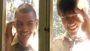 Three teen Scouts In Camp Have Hard poke And sperm In throat