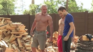 Hairy mature receives nailing
