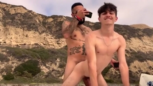 teen boned On The Beach