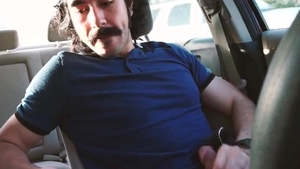 almost CAUGHT jerking off In The PARKING Lot ON My LUNCH BREAK whilst SEXTING A FAN In My CAR