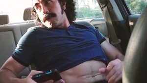 almost CAUGHT jerking off In The PARKING Lot ON My LUNCH BREAK whilst SEXTING A FAN In My CAR