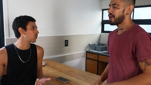 Latin Leche: Bearded Man Takes on a Hunk