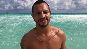 Latin Leche: Smooth Antuan Slips into His Swimming Trunks