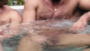 Jerk Buddies: Hairy Hunks Get Barebacked