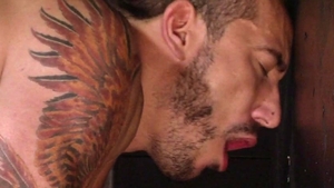 Falcon Studios: Mouth-Stuffing Man-Toy Tasting in Public