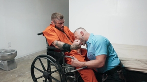 Men: Prison Pals Get Down with Guard
