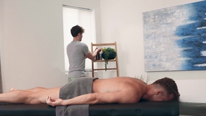 Sean Cody: Back and legs oiled for ultimate relaxation